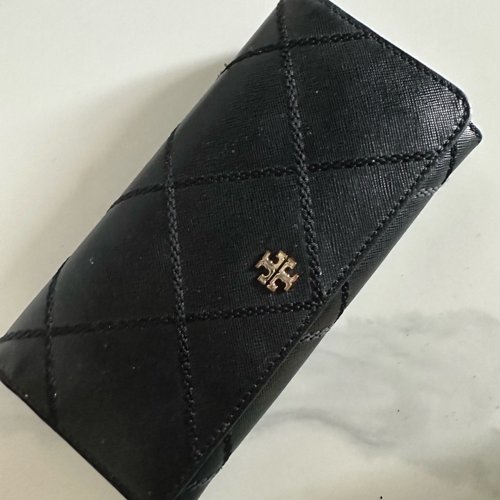 Tory Burch cross stitch wallet